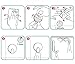 Stainless steel Wall Hooks Adhesive - Set of 10 - wall Hangers without nails - Extra Heavy Duty 16 lbs