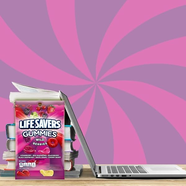 LIFE SAVERS GUMMY CANDY, WILD BERRIES, 7 OZ BAG