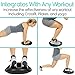 Vive Wobble Cushion - Inflatable Balance Disc Seat - Fitness Core Stability Trainer Wiggle Pad for Office Chair, Rehab, Isokinetics, PT - Kids Adult Workout Sensory Seat Equipment with Exercise Book
