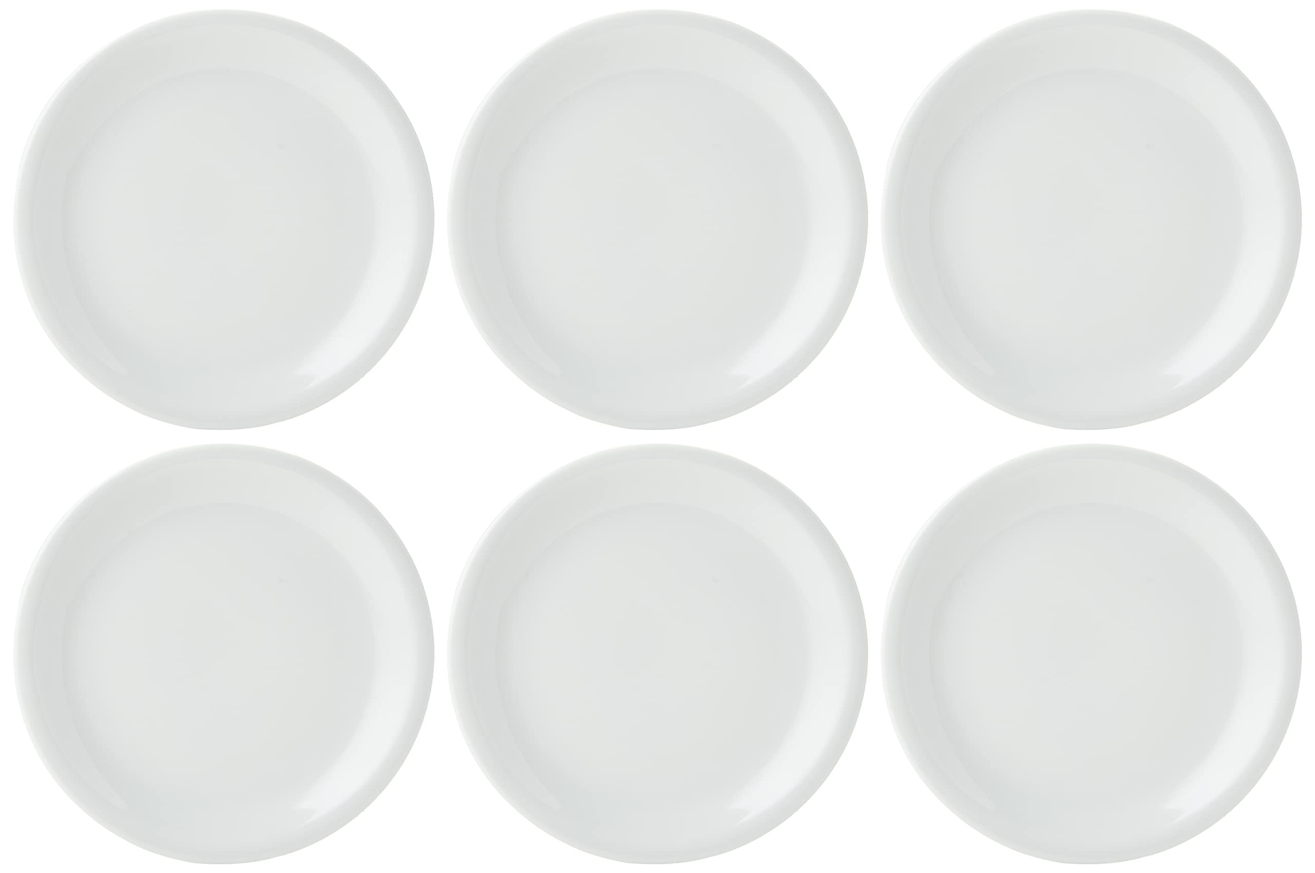 Genware NEV-160328 Royal Narrow Rim Plate, 28 cm (Pack of 6)