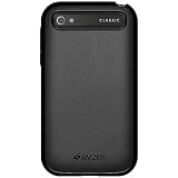 Amzer Pudding Soft Gel TPU Skin Fit Case Cover for BlackBerry Classic - Retail Packaging - Black