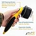 Pet Republique Retractable Slicker Brush - for Dogs, Cats, Rabbits, Any Long Haired Breed Pets – Reduce Shedding - Self Cleaning Design