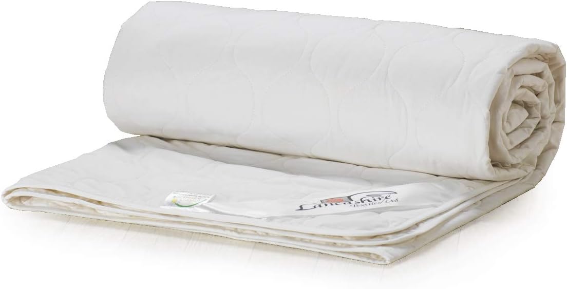 Lancashire Textiles Breathable 100 Natural Pure Cotton Filling & Cover