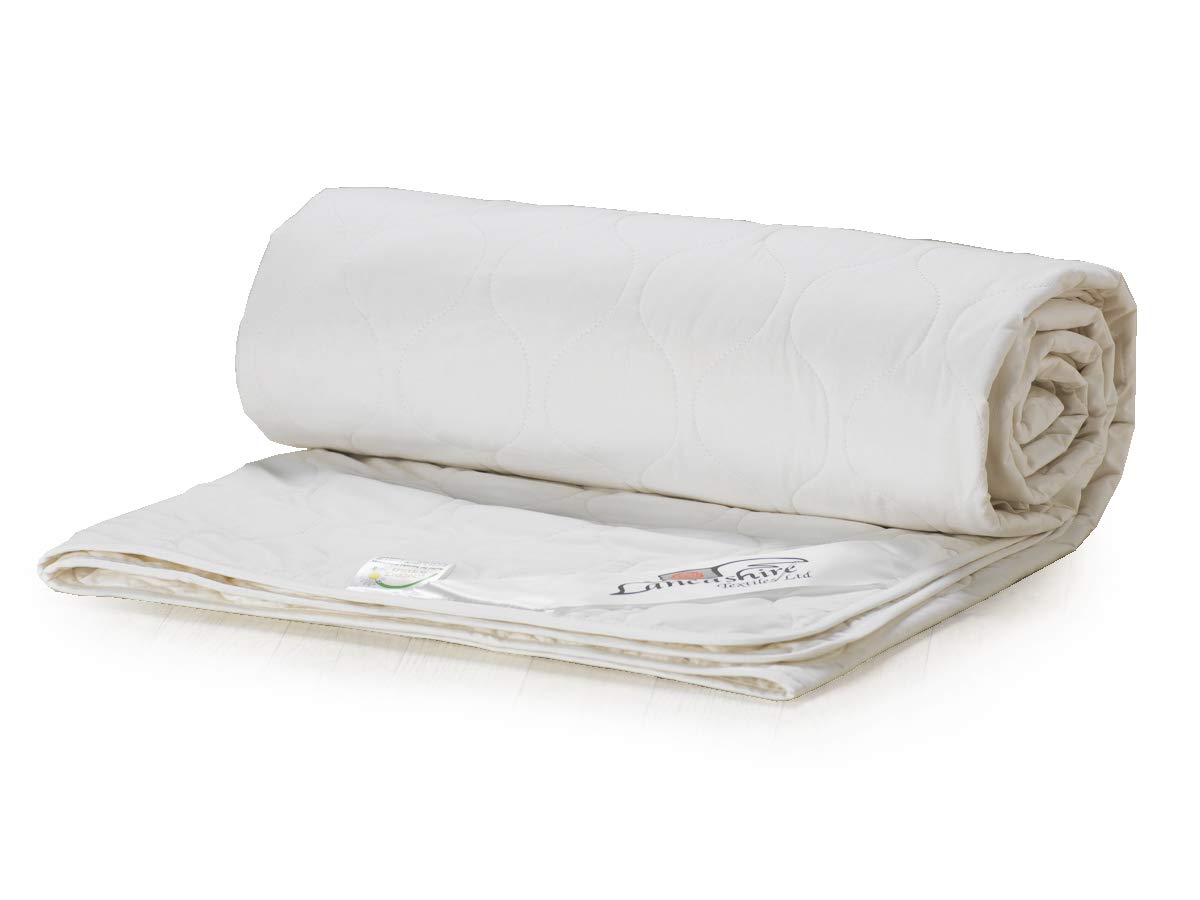 Lancashire Textiles Breathable 100 Natural Pure Cotton Filling & Cover