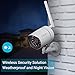 Funlux 4 Channel 1080p HDMI NVR 4 720p HD Indoor Outdoor Wireless Home Security Camera System 500GB Hard Drive