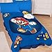 Super Mario Who's With Me Microraschel Blanket, 62-Inches by 90-Inches