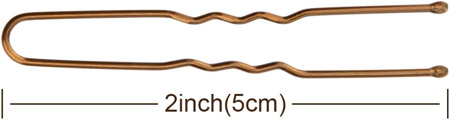 AIEX 200 Pieces U-Shaped Hairpins Kit Hair Clips Hairpins Hair Clips for Women Girls and Hair Salon (Bronze) - Image 3
