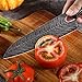 TANSUNG Kitchen Knife, Chef Knife 8 Inch Chef's Knife Ultra Sharp Cooking Knife with Ergonomic G10 Handle 2mm Din. 1.4116 Stainless Steel Blade Versatile Knife Multifunctional for Home Restaurant