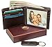 LAGOART Genuine Leather Bifold Wallets For Men Front Pocket Slim Mens Wallet 2 ID Window