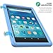 Fire HD 8 (Old 2015 Model Only) Case, Poetic [Turtle Skin Series][Corner Protection][Sound-Amplification] Protective Silicone Case for Amazon Fire HD 8 (2015 Old Model)(NOT FIT 2016 New Model) Blue