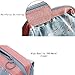 Makeup Bag/Travel Cosmetic Bags/Brush Pouch Toiletry Kit Fashion Women Jewelry Organizer with Zipper Flamingo Make-up Carry Case Pencil Holder Portable Cube Purse (Light Blue)