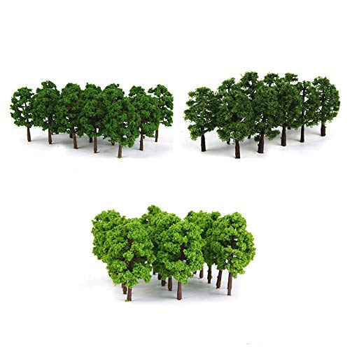 60pcs Woodland scenics Trees Model Forest Making Accessories n Scale 1 150 Train Railway Railroad Scenery Diorama or Layout - Thumbnail 2