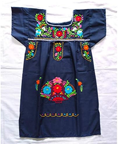 Amazon 1サイズ ワンピース 手刺繍 メキシコ オアハカ アニメ 萌えグッズ 通販