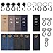 26 Pieces Waistband Extender Set Pants Waist Extenders and Buttons Extenders for Dress Pants, Jeans and Skirts