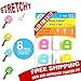 LLKC Stretchee Key Cover Caps. Free Key Chain! Free Labels! Stretchy Material -One Size Fits Most Keys -Blank & Printed Labels - Great Key Identifier