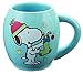 Vandor Peanuts Snoopy Holiday 18 Oz. Oval Mug