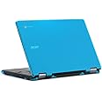mCover Case Compatible for 2018~2020 11.6" Acer Chromebook Spin 11 R751T CP311 CP511 Series Convertible 2-in-1 Laptop Computers ONLY (NOT Fitting Other Acer Models) - Aqua