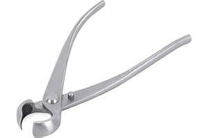 Agatige Bonsai Branch Cutter, 7 Inch (180mm) Stainless Steel Concave Knob Cutter Tree Limb Cutter Bonsai Pruning Japanese Gardening Tools