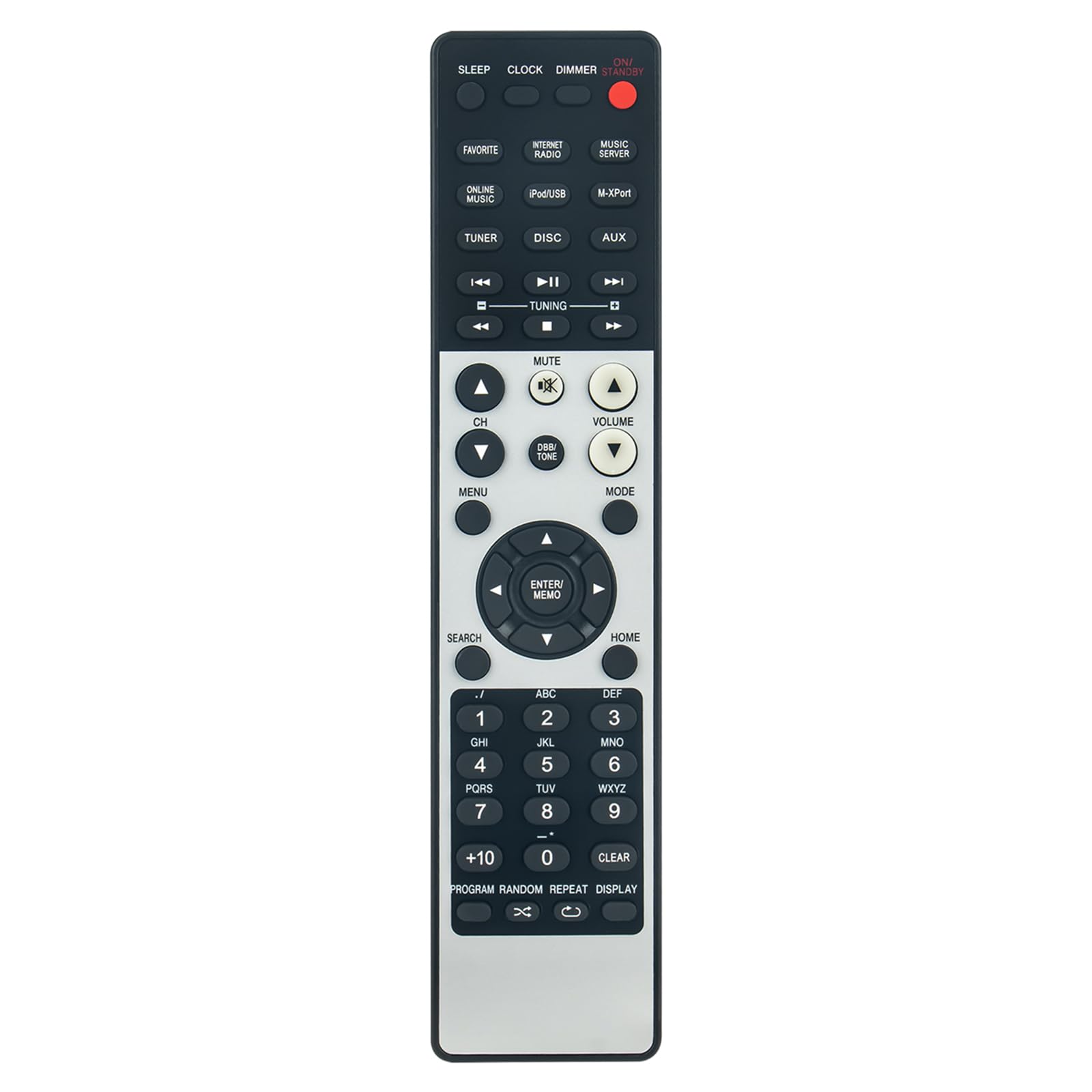 New RC009CR Remote Control Replacement - VINABTY RC009CR Replace Remote Control fit for MARANTZ CD RC009CR 307010079001M M-CR603 MCR603 Remote Controller