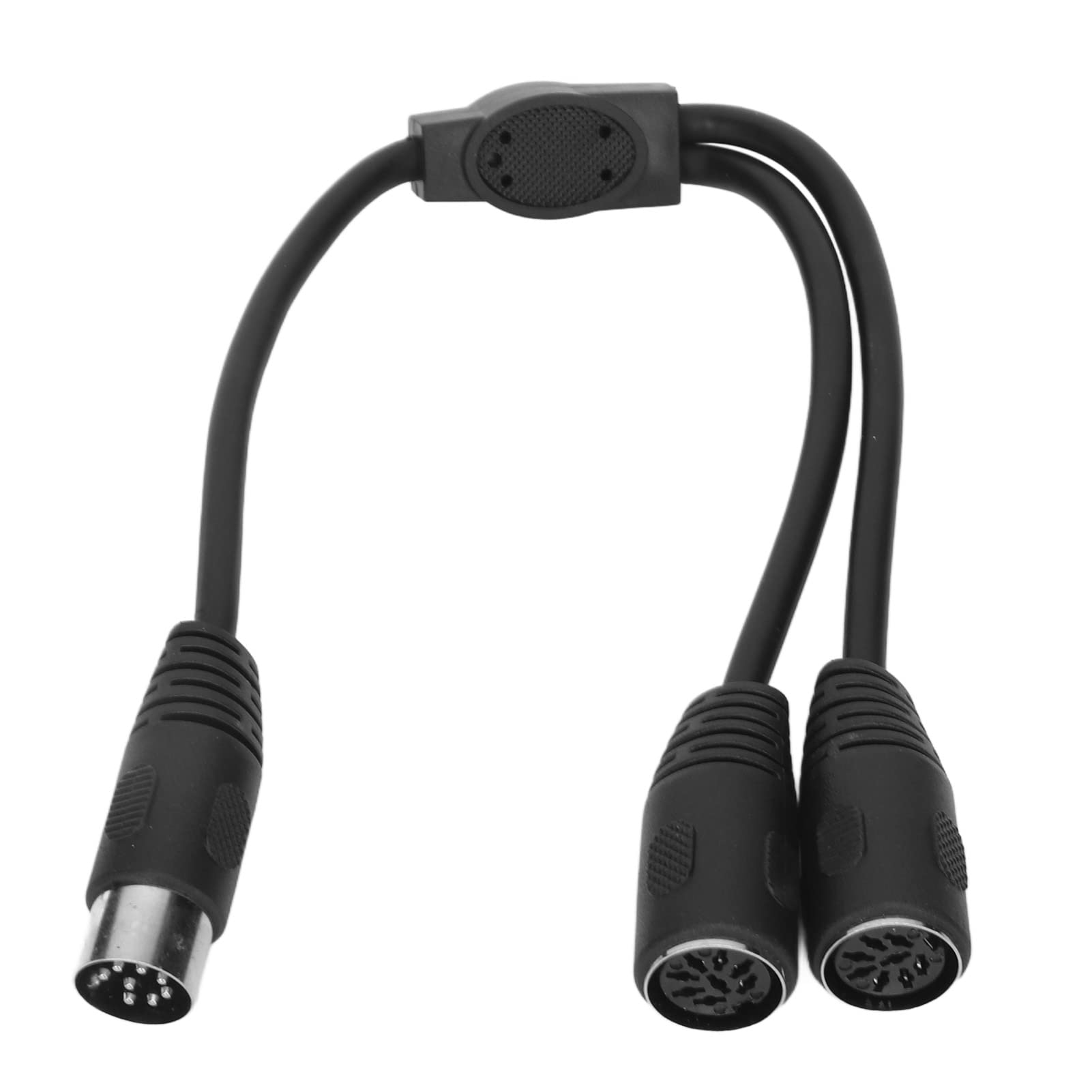 8 Pin DIN Midi Splitter Cable, DIN 8Pin Male to 2 DIN 8Pin Female Y Cable Cord Adapter, for DIN 3 5 7 8 Midi Cable, for Bang & Olufsen Powerlink MK2 MK3