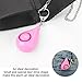 Personal Alarm - HUMUTU Safesound Personal Alarms for Women, 125 db Loud Siren Song Alarm Keychain For Kids Women and Elders with 3 LR44 Batteries included（2 Packs White）