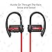 iClever Bluetooth Headphones, Sport Wireless Earphones with Built-in Mic, Noise Cancelling, Nano-Coating Waterproof, 7-Hour Playtime, Wireless Earbuds for Gym Workout Running (Grey)