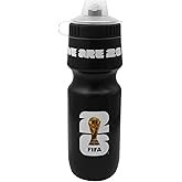 Official FIFA World Cup 2026 Edition - 24oz Refillable Squeeze Water Bottle - BPA-Free, Reusable, Dishwasher Safe with Pull-Top Cap - Designed for Everyday Use - Sports Games, Bike Rides, School, Work