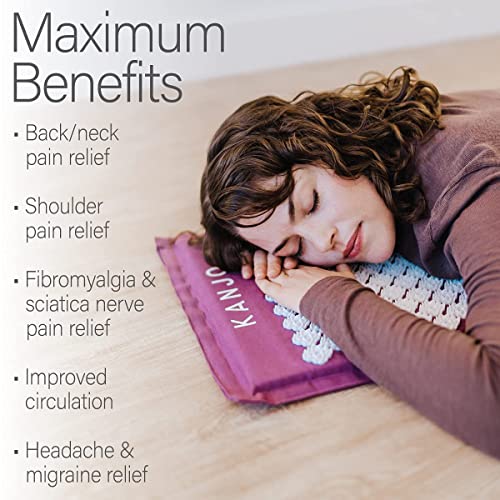 Kanjo Premium Acupressure Mat & Pillow Set Acupressure Body Mat