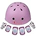 LANOVAGEAR Toddler Helmet for 3-8 Years Kids Helmet Knee Elbow Pads Wrist Guards Adjustable Bike Skating Skateboard Helmet for Kids