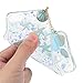 iPhone 7, iPhone 8 Case, Beach Starfish Shower Seashell Transparent Clear Soft Flexible Gel Silicone TPU Bumper Slim Fit Shockproof Protective Cover for iPhone 7, iPhone 8, Blue