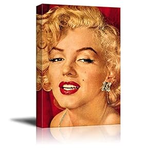 Marilyn Monroe Close Up Portrait - Canvas Art