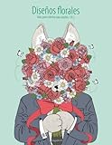 Image de Diseños florales libro para colorear para adultos 1 & 2 (Spanish Edition)