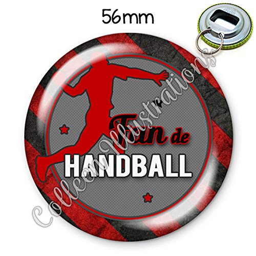 Porte Cles Decapsuleur 56mm Fan De Handball Idee Cadeau Anniversaire Noel Themes Divers Ami Famille Ecole Medical Profession Amazon Fr Handmade