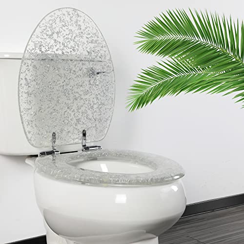 Resin Toilet Seat Elongated Soft Close Quick Release Heavy Duty Toilet