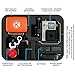 CamKix Carrying Case for Gopro Hero 4, Black, Silver, Hero+ LCD, 3+, 3, 2 and Accessories - Ideal for Travel or Home Storage - Complete Protection - Carabiner and Microfiber Cleaning Cloth Included