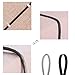BUSOHE RJ45 Cat6 Flat Ethernet Patch Cable, 5-Pack, 1 Feet, Color-Coded