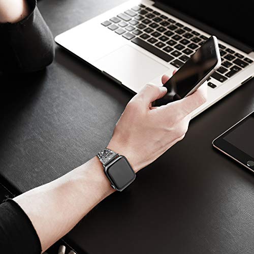 Rhinestone Band Compatible with Apple Watch 38mm 40mm, Jewelry Band for iWatch Series 5 4 3 2 1, Bling Crystal Dressy Bracelet Strap Chic for Women Girls