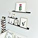 WELLAND Espresso Picture Ledge Shelf Display Wall Shelf 36