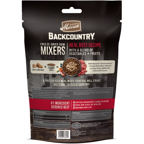 Merrick Backcountry Freeze Dried Raw Grain Free Dry Dog Food Meal Mixers with Real Meat Pricepulse