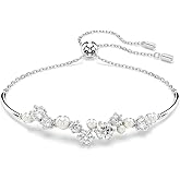 Swarovski Constella Crystal and Pearl Jewelry Collection, Rhodium Finish