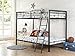 Zinus Patti Easy Assembly Quick Lock Twin over Twin Metal Bunk Bed / Quick to Assemble in Under an Hour