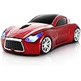 ECOiNVA Wireless Sports Car Mouse Desktop Laptop Computer Optical Mouse Mice AAA Battery Nano USB 2.4GHz Gaming Mouse (Red)