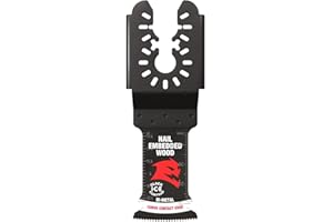 Diablo Demo Demon Universal Fit Bi-Metal Oscillating Tool Blade for Nail-Embedded Wood - 1-1/4" Cutting Width, 2" Cutting Depth, 3-Pack - DOU125BW3