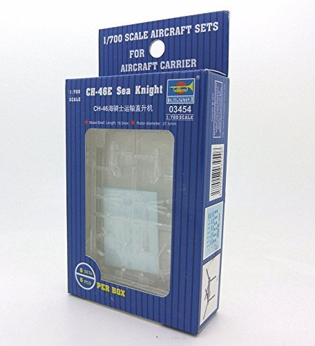 Trumpeter Ch-46E Sea Knight Model Kit, 1/700-Scale
