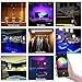 YUNLIGHTS 16.4ft LED Strip Lights with Remote/Smart Phone APP Cotrol 300 LED Strip Light Music Sync IP65 Waterproof LED Rope Lights with 12v UL Plug for Home Hotel Bar Christmas Outside Decorations