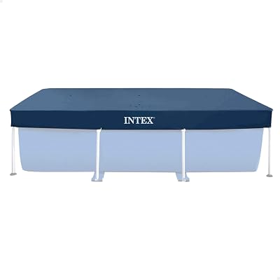 Intex Debris/Weather Cover for 3m x 2m Frame Pools 28038 Rectangular Blue