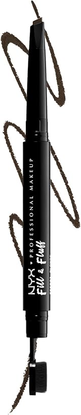 NYX Fill & Fluff Eyebrow Pomade Pencil Espresso Dual Ended Brow Kit