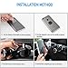 MEIDI Magnetic Headrest Mount, Universal Phone Holder, Car Backseat Hanger Hook Organizer Compatible With All Smart Phones Tablets GPS and eReaders (Sliver-2Pack)