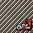 Hydrographic Film Carbon Fiber Black & Clear Transparent Background Real Carbon Fiber Look Hydro Graphic Water Transfer Film Hydro Dipping Dip Demon