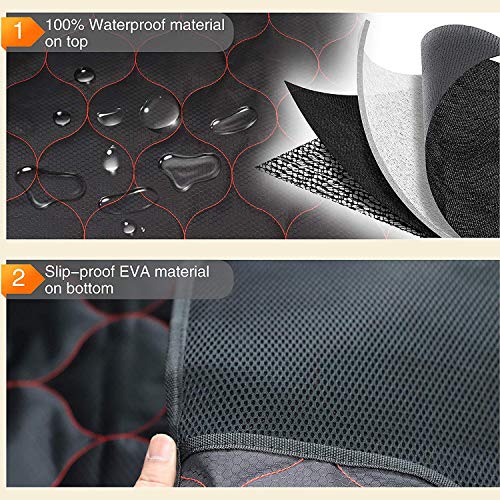 image for Babyltrl Dog Car Seat Cover Waterproof Pet Bench Seat Cover Nonslip an
